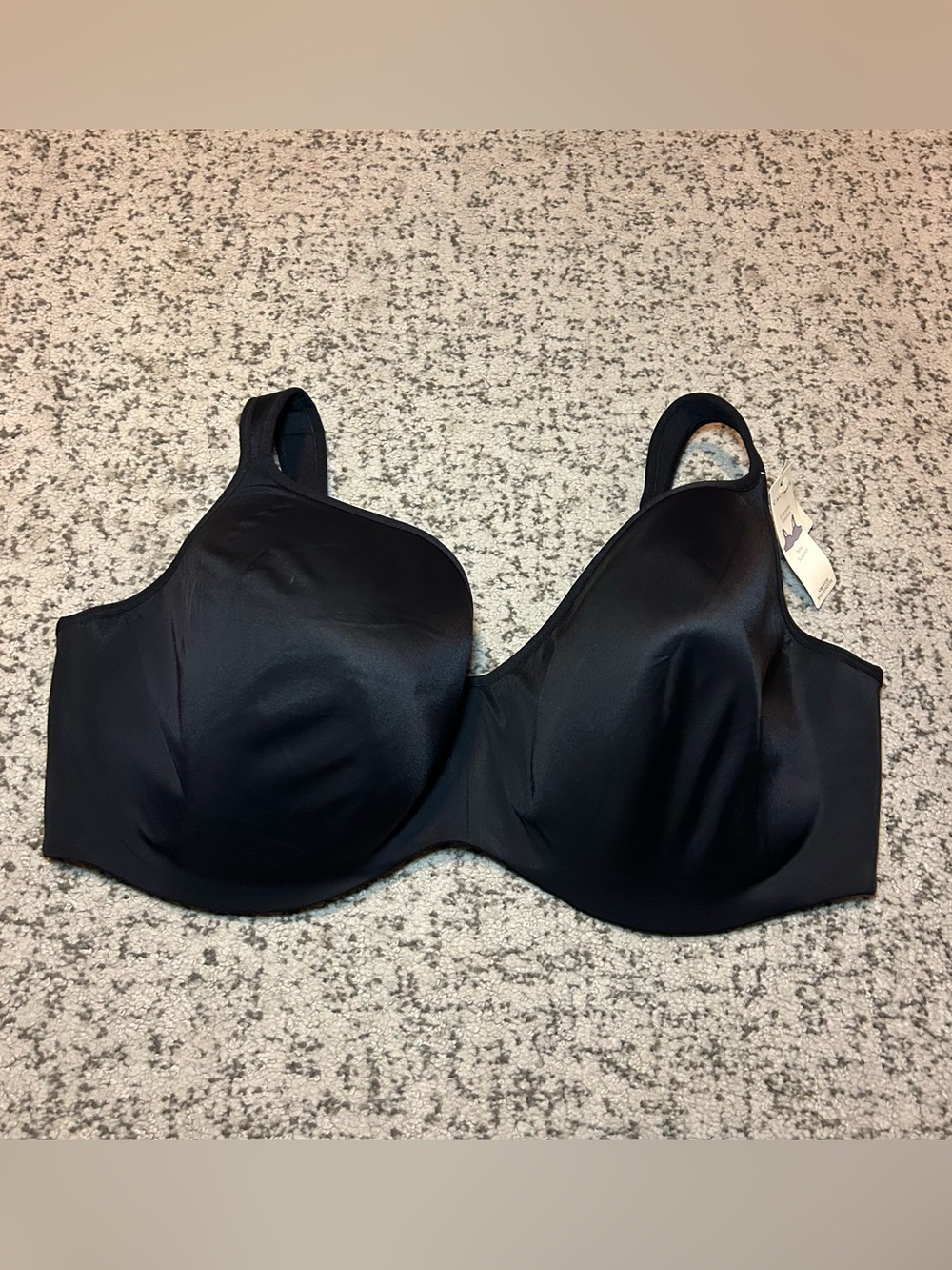 NWT Cacique Black Everyday Solution Sexy Support Smooth Balconette Bra Size 44G